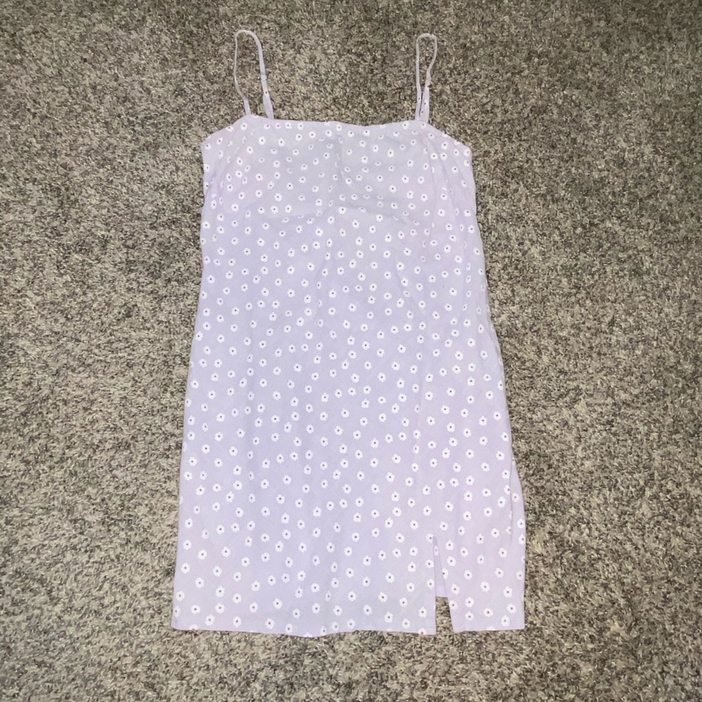 Purple Floral Dress